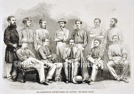 /data/Original Prints/Sports and Passtimes/THE CRICKET MATCH BETWEEN MADRASS AND CALCUTTA - THE MADRASS ELEVEN TEAM.jpg
